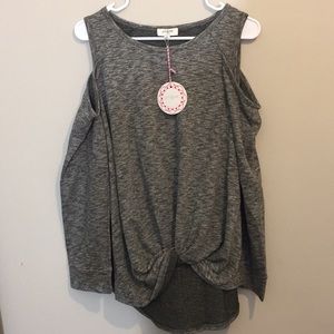 Off the shoulder sweater